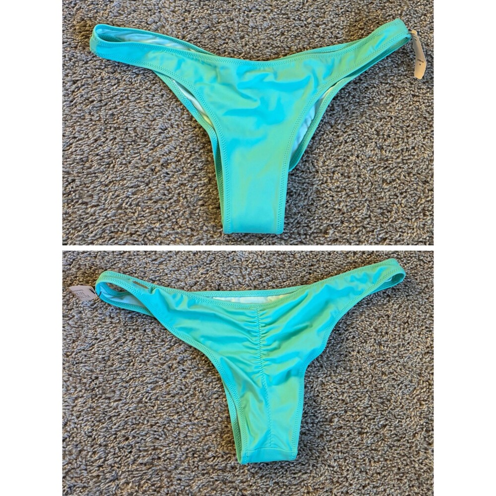 Victoria’s Secret Swim Bottoms Womens M Aqua Itsy/La Culotte De Style Mini NWT